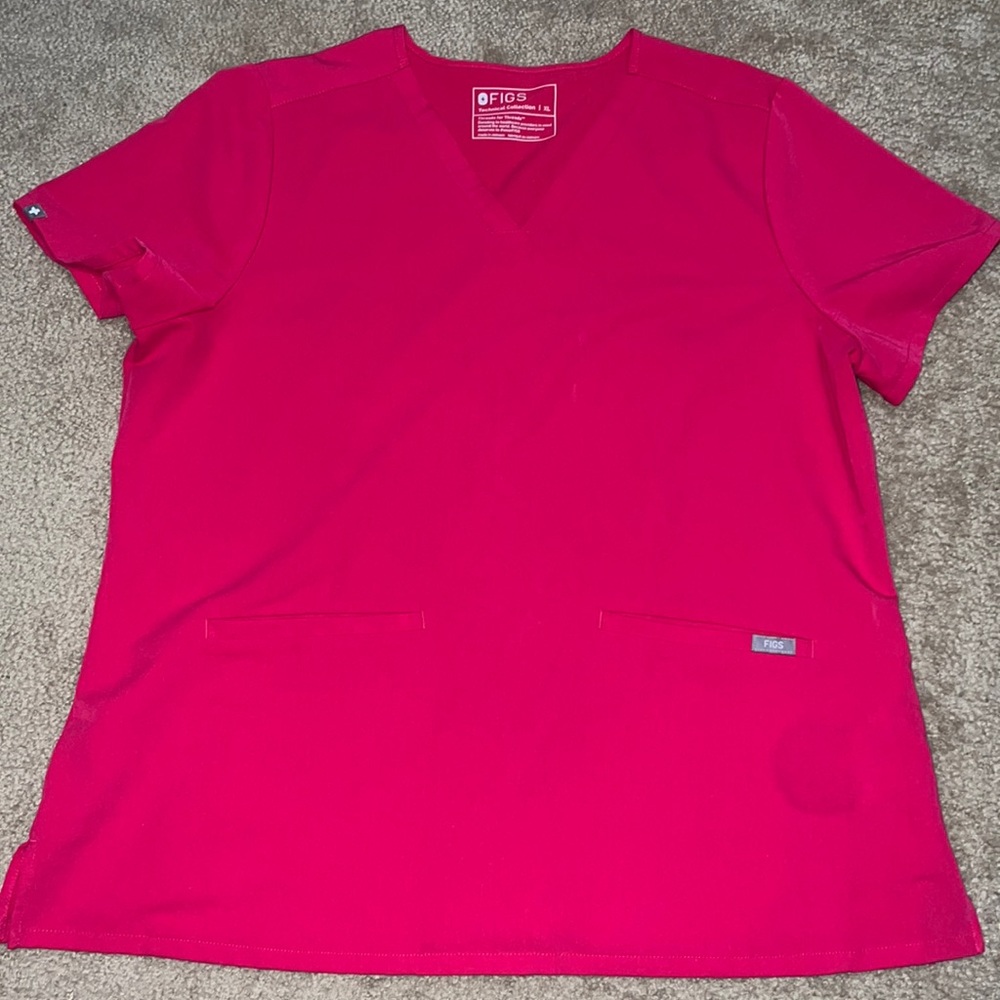 Figs Ultra Rose Top & Joggers scrubs set